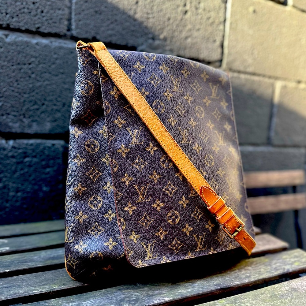 LOUIS VUITTON MUSETTE SALSA SHORT SHOULDERBAG MONOGRAM AUTHENTIC